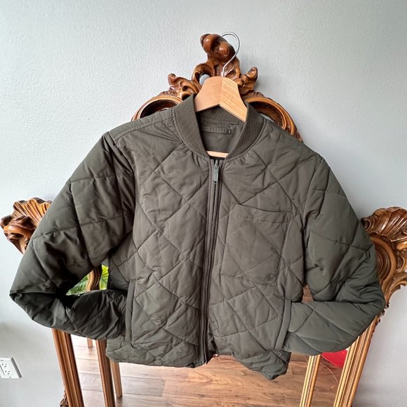Frank And Oak Skyline Reversible Bomber in Rosin, size small - Picture 3 of 14